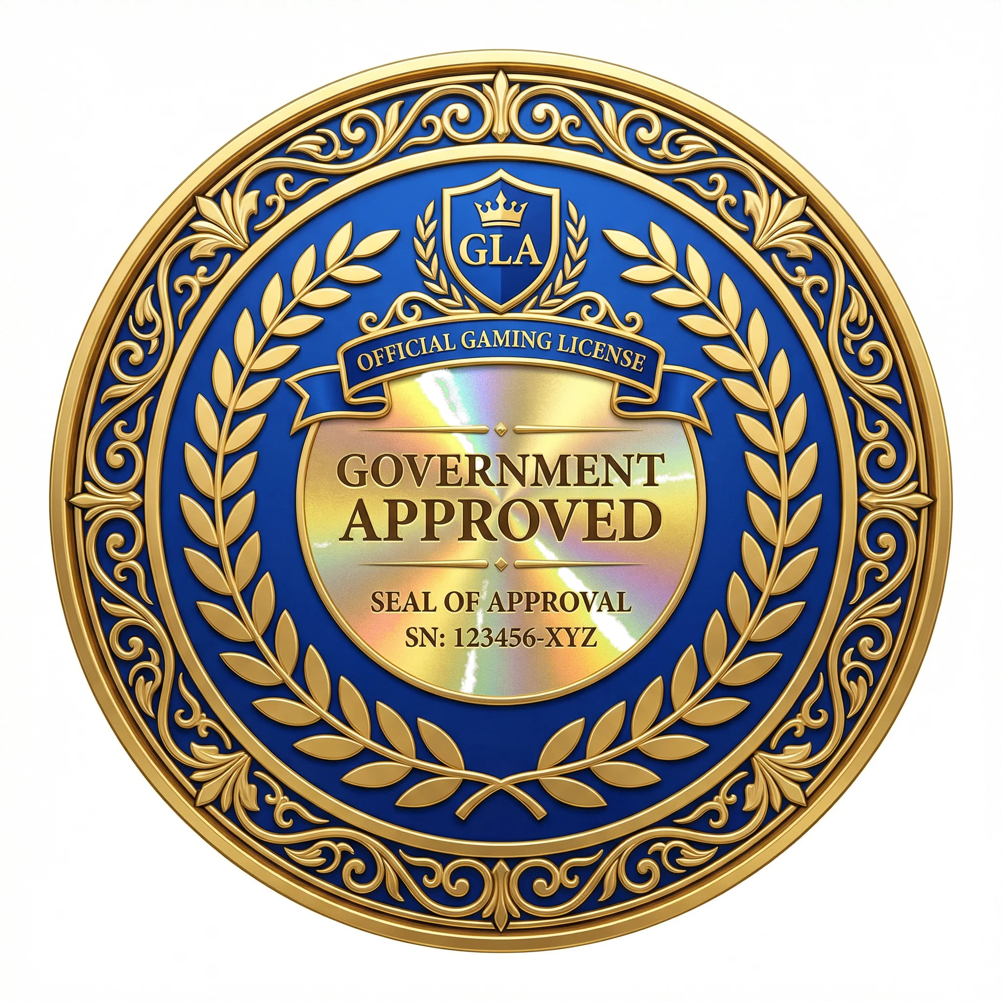 PG电子游戏协会官方牌照徽章